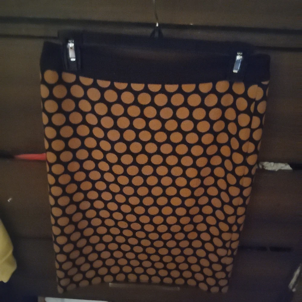 TALBOTS Polka Dot Pencil Skirt - Size 2